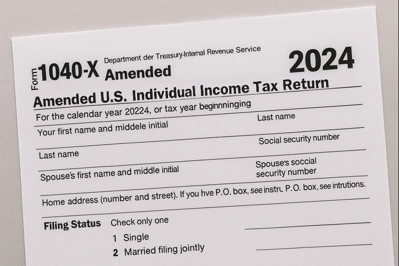 Preparación de enmiendas de taxes en Estados Unidos